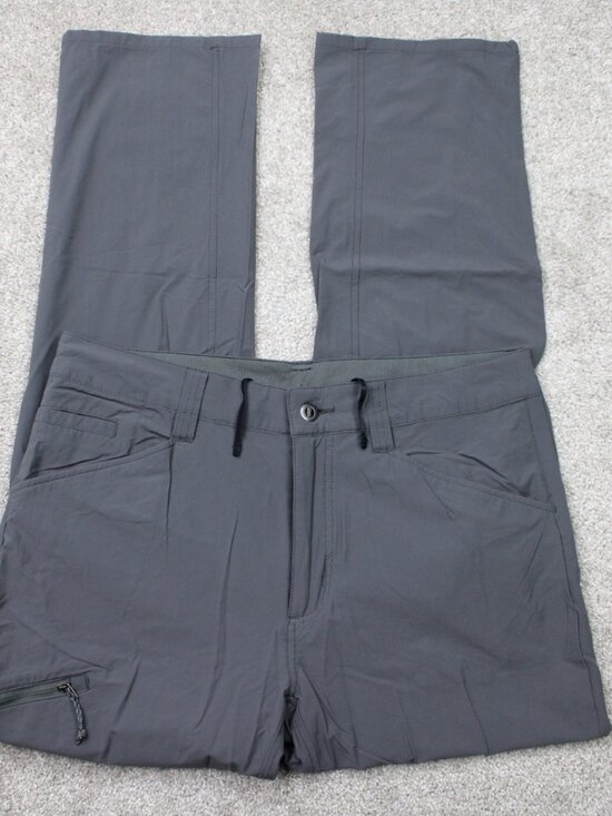 Patagonia Other - Patagonia Quandary Pants Mens 34x32 Gray Cargo Pocket Drawstring Nylon Stretch